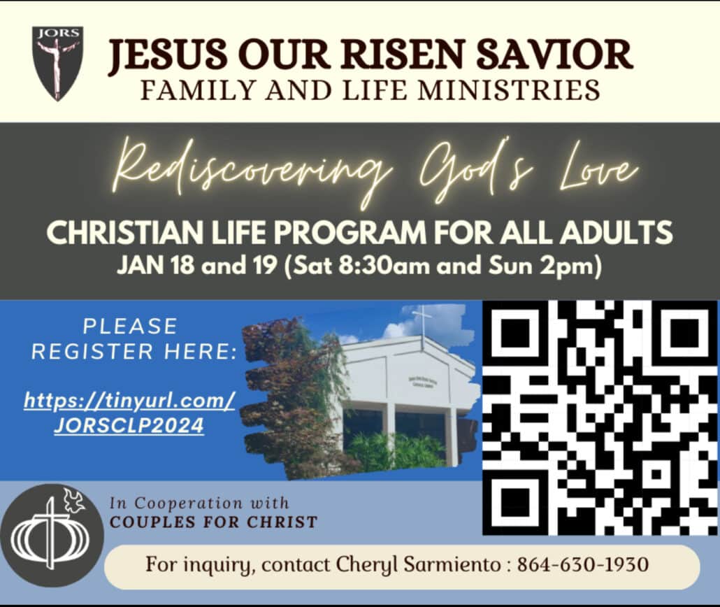 Christian Life Program for Families – Jesus Our Risen Savior